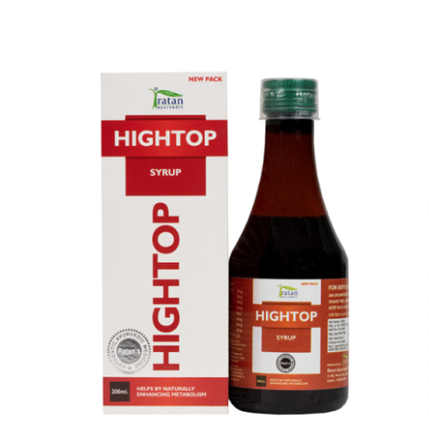 Ratan Hightop Ayurvedic Syrup for Energy, Metabolism & Body Strength (200ml)