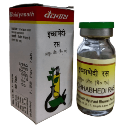 Baidyanath Ichchhabhedi Ras for Constipation, Acidity & Digestive Relief – Ayurvedic Tablet