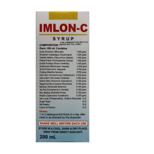 Akshay Ayurved Bhawan Imlon-C Syrup for Acidity, Gas & Digestion – 200 ml