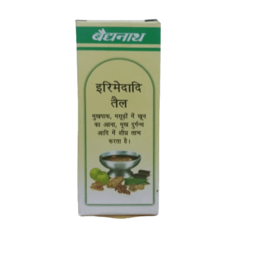 Baidyanath Irimedadi Tel for Bad Breath, Pyorrhoea & Toothache – Ayurvedic Dental Oil 50ml