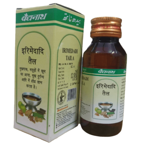 Baidyanath Irimedadi Tel for Bad Breath, Pyorrhoea & Toothache – Ayurvedic Dental Oil 50ml