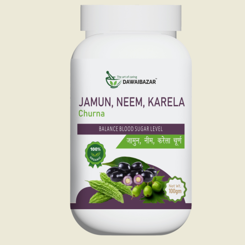 Dawaibazar Jamun Neem Karela Churna 100g – Ayurvedic Blood Sugar Support Powder