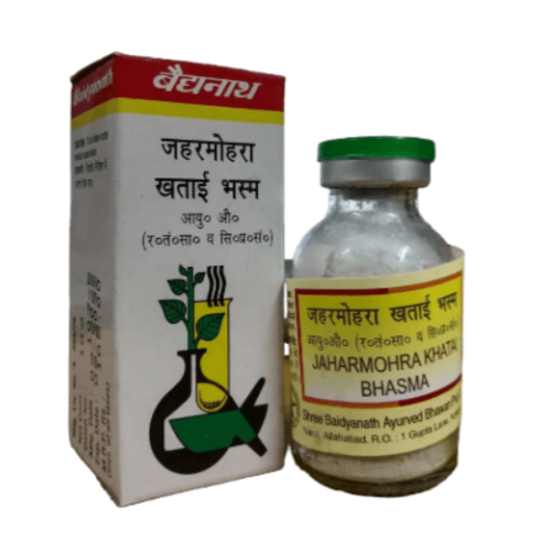 Baidyanath Jaharmohra Khatai Pishti for Acidity, Burning & Pitta Balance – Ayurvedic Cooling Medicine