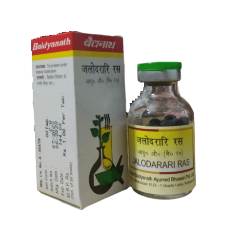 Baidyanath Jalodarari Ras Tablets – Ayurvedic Support for Liver, Kidney & Abdominal Fluid Retention