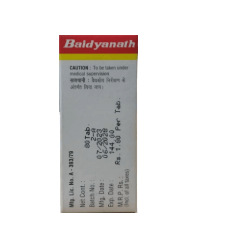 Baidyanath Jalodarari Ras Tablets – Ayurvedic Support for Liver, Kidney & Abdominal Fluid Retention