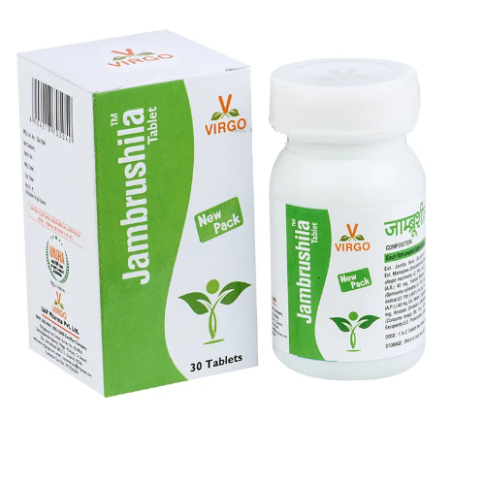Virgo Jambrushila Tablets for Blood Sugar Support & Metabolic Balance – 30 Tablets