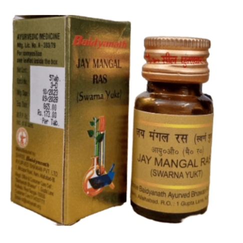 Baidyanath Jay Mangal Ras (Swarna Yukt) Ayurvedic Heart & Vitality Support - LUXURY GLOW