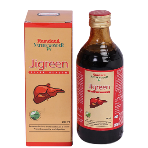 Hamdard Jigreen Tonic for Liver Health, Digestion & Appetite Support (200ml)