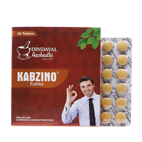 Dindayal Kabzino Tablets (30 Tablets) – Ayurvedic Digestive & Bowel Support