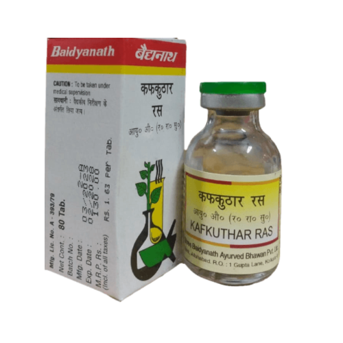 Baidyanath Kafkuthar Ras – Ayurvedic Relief for Cough, Cold & Respiratory Comfort