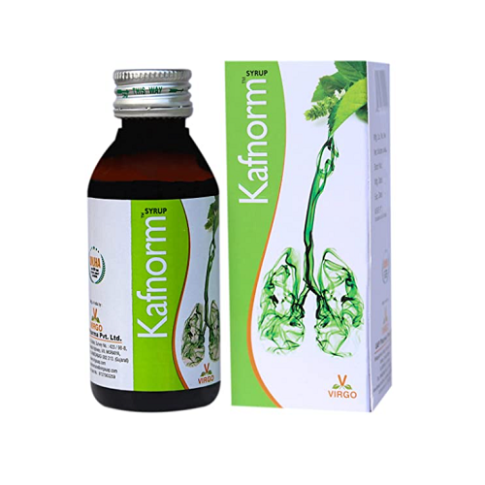 Virgo Kafnorm Syrup (200ml) – Ayurvedic Syrup for Dry & Productive Cough