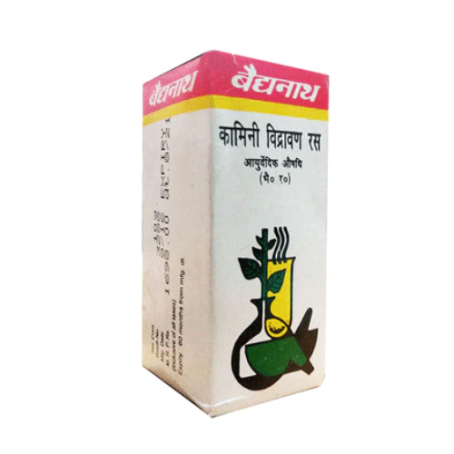 Baidyanath Kamini Vidravan Ras – Ayurvedic Men’s Stamina, Strength & Performance Tablets (5g)