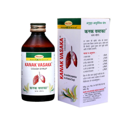 Seva Sadan Kanak Vasaka Syrup 100ml Ayurvedic Respiratory Support - LUXURY GLOW