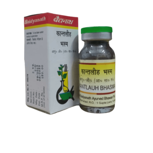 Baidyanath Kant Lauh Bhasma – Ayurvedic Iron Support for Strength, Immunity & Wellness (2.5g)