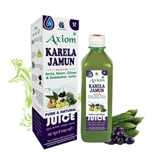 Axiom Karela Jamun Juice – Ayurvedic Diabetes Support, Digestion & Immunity Booster