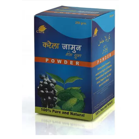 Cura Karela Jamun with Neem Powder – Ayurvedic Wellness & Immunity Support (250 g)