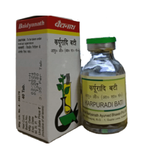 Baidyanath Karpuradi Bati Tablets – Ayurvedic Oral Care for Teeth, Gums & Fresh Breath