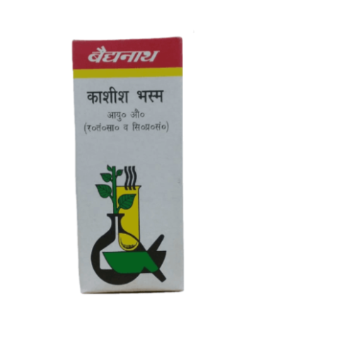 Baidyanath Kashish Bhasma 10g – Ayurvedic Iron Supplement for Anemia & Liver Health