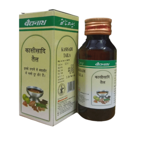 Baidyanath Kasisadi Tel 50ml – Ayurvedic Oil for Piles, Corns & Warts (External Use)