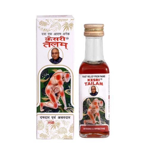 B.C. Hasaram & Sons Kesri Tailam 100ml – Ayurvedic Herbal Massage Oil - LUXURY GLOW