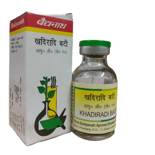 Baidyanath Khadiradi Bati – Ayurvedic Tablets for Sore Throat, Mouth Ulcers & Tonsils