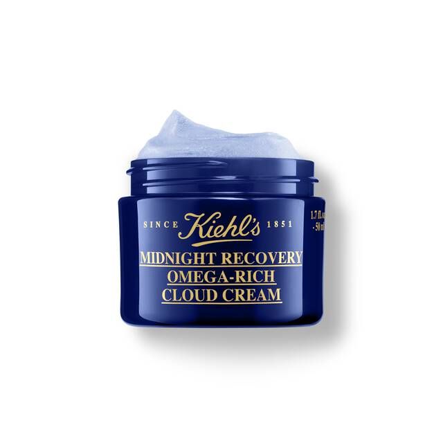 KIEHL’S Midnight Recovery Omega Rich Botanical Night Cream – Deep Moisture & Renewal
