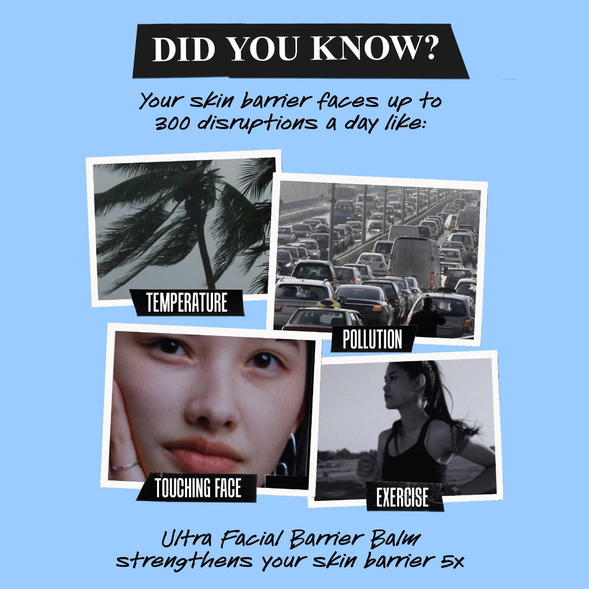 KIEHL’S Ultra Facial Barrier Balm Stick with Squalane – Deep Hydration & Skin Barrier Repair