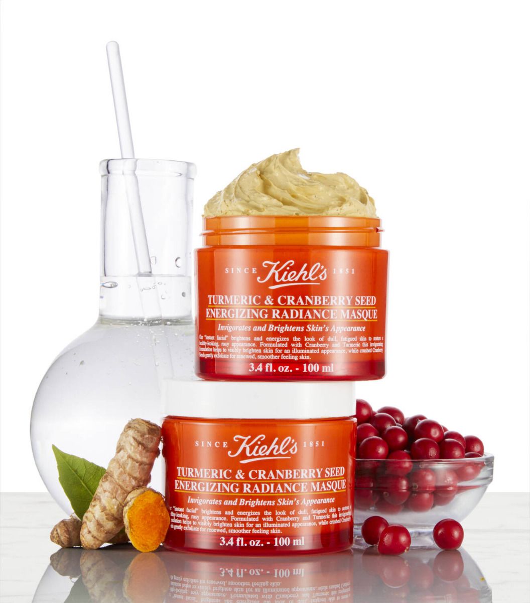 KIEHL’S Turmeric & Cranberry Seed Radiance Mask – Brightening, Detox & Glow Boost