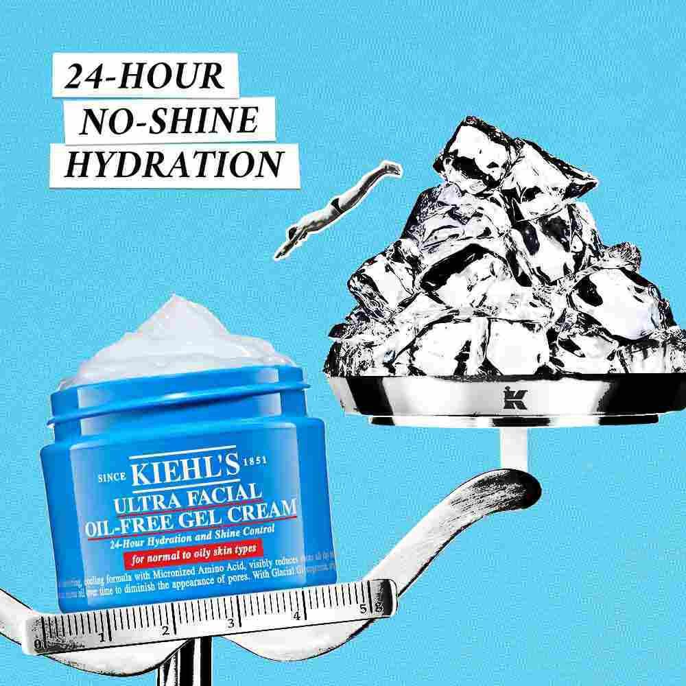 Ultra Facial Oil-Free Gel Cream – 24H Shine-Control Hydrating Moisturizer