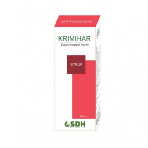 Shree Dhanwantri Herbals Krimihar Syrup (100ml) – Herbal Deworming for Intestinal Worms