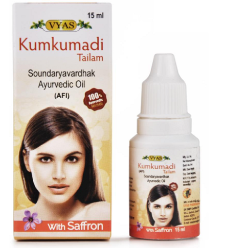 Vyas Kumkumadi Tailam Ayurvedic Saffron Oil for Glowing & Even Skin - LUXURY GLOW