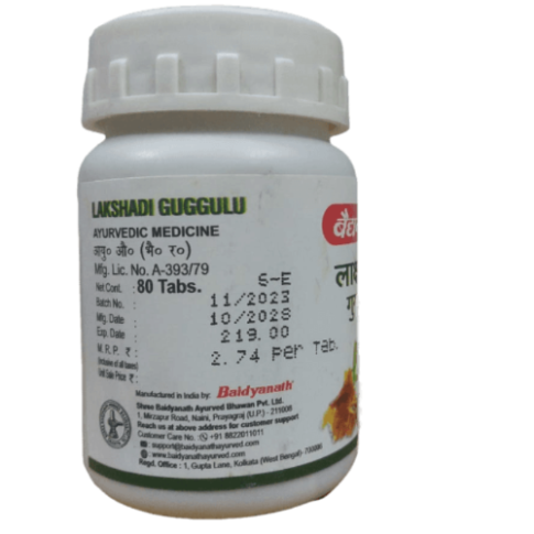 Baidyanath Lakshadi Guggulu – Ayurvedic Bone, Joint & Fracture Healing Tablets