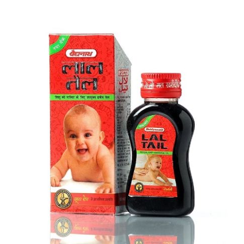 Baidyanath Lal Tel Baby Massage Oil – Ayurvedic Oil for Baby Bone Strength & Healthy Growth