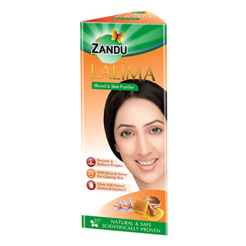 Zandu Lalima Syrup 500ml – Ayurvedic Blood Purifier & Skin Support - LUXURY GLOW