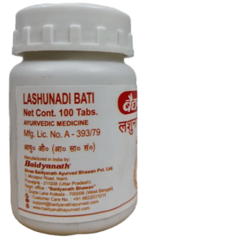 Baidyanath Lashunadi Bati – Ayurvedic Digestive Tablets for Gas, Indigestion & Acidity