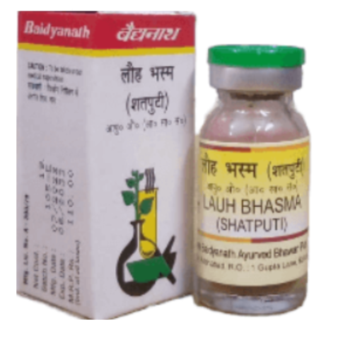 Baidyanath Lauh Bhasma (Shatputi) – Ayurvedic Iron Supplement for Anemia, Immunity & Strength