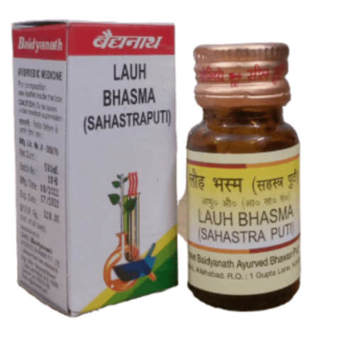 Baidyanath Lauh Bhasma (Sahastraputi) – Ayurvedic Iron Supplement for Anemia, Immunity & Strength