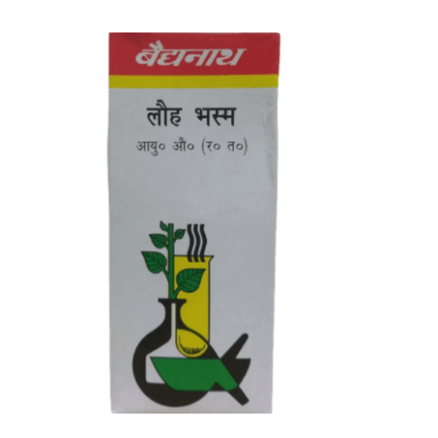 Baidyanath Lauh Bhasma – Ayurvedic Iron Supplement for Strength, Immunity & Anaemia (10g)