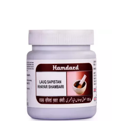 Hamdard Lauq Sapistan Khayar Shambari – Unani Linctus for Throat & Cough Comfort (125 g)