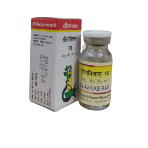 Baidyanath Lilavilas Ras – Ayurvedic Medicine for Acidity, Gastritis & Chest Pain