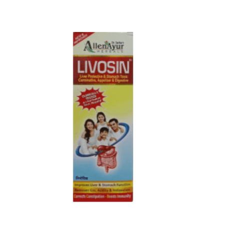 AllenAyur Livosin Syrup 200ml – Ayurvedic Liver & Digestive Support Formula