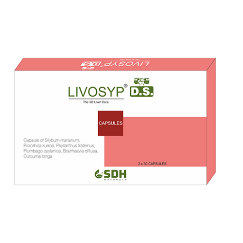 Shree Dhanwantri Livosyp DS Capsules – Ayurvedic Liver Detox & Digestive Support