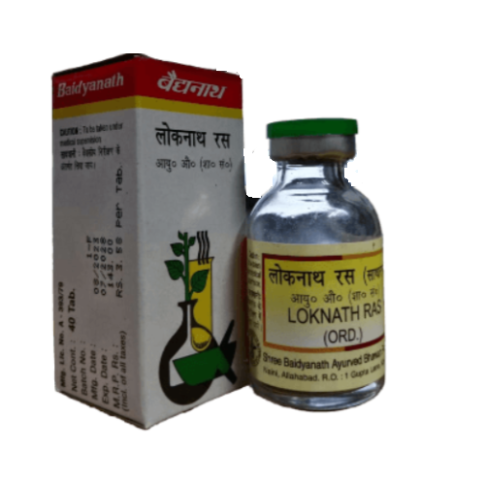 Baidyanath Loknath Ras (Vrihat) – Ayurvedic Tonic for Digestion, Liver & Chronic Fever