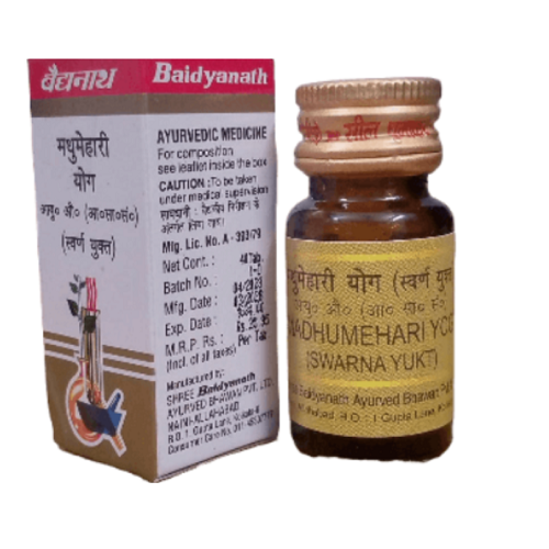 Baidyanath Madhumehari Yog (Swarna Yukt) – Ayurvedic Support for Healthy Blood Sugar & Metabolism