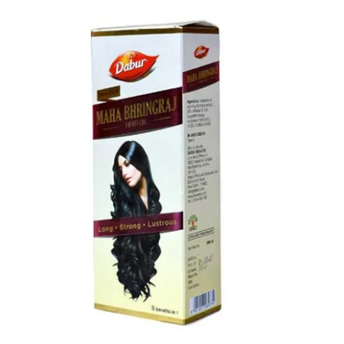 Dabur Maha Bhringraj Hair Oil for Hair Fall Control & Scalp Nourishment (200ml)