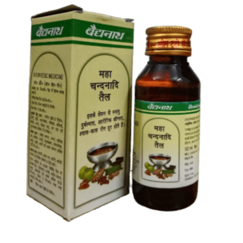 Baidyanath Maha Chandanadi Tel for Burning Sensation, Skin & Body Cooling