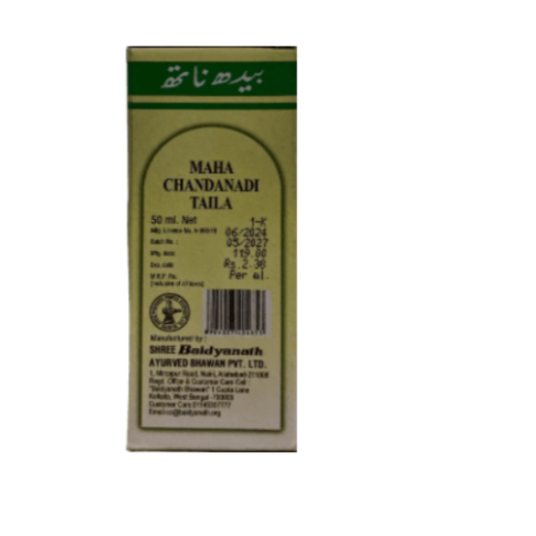 Baidyanath Maha Chandanadi Tel for Burning Sensation, Skin & Body Cooling