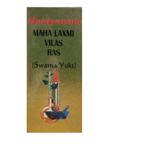 Baidyanath Maha Laxmi Vilas Ras (S.Y.) – Ayurvedic Immunity & Vitality Support Tablets - LUXURY GLOW