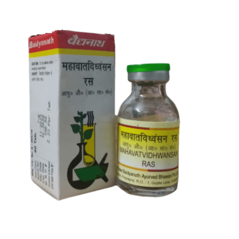 Baidyanath Maha Vatvidhwansan Ras for Arthritis, Joint Pain & Flexibility