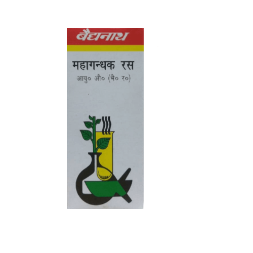 Baidyanath Mahagandhak Ras – Ayurvedic Skin Health & Detox Support Tablets